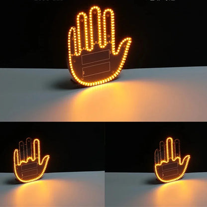 The Flip - Car LED Hand Sign